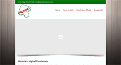 Desktop Screenshot of highveldmushrooms.co.za